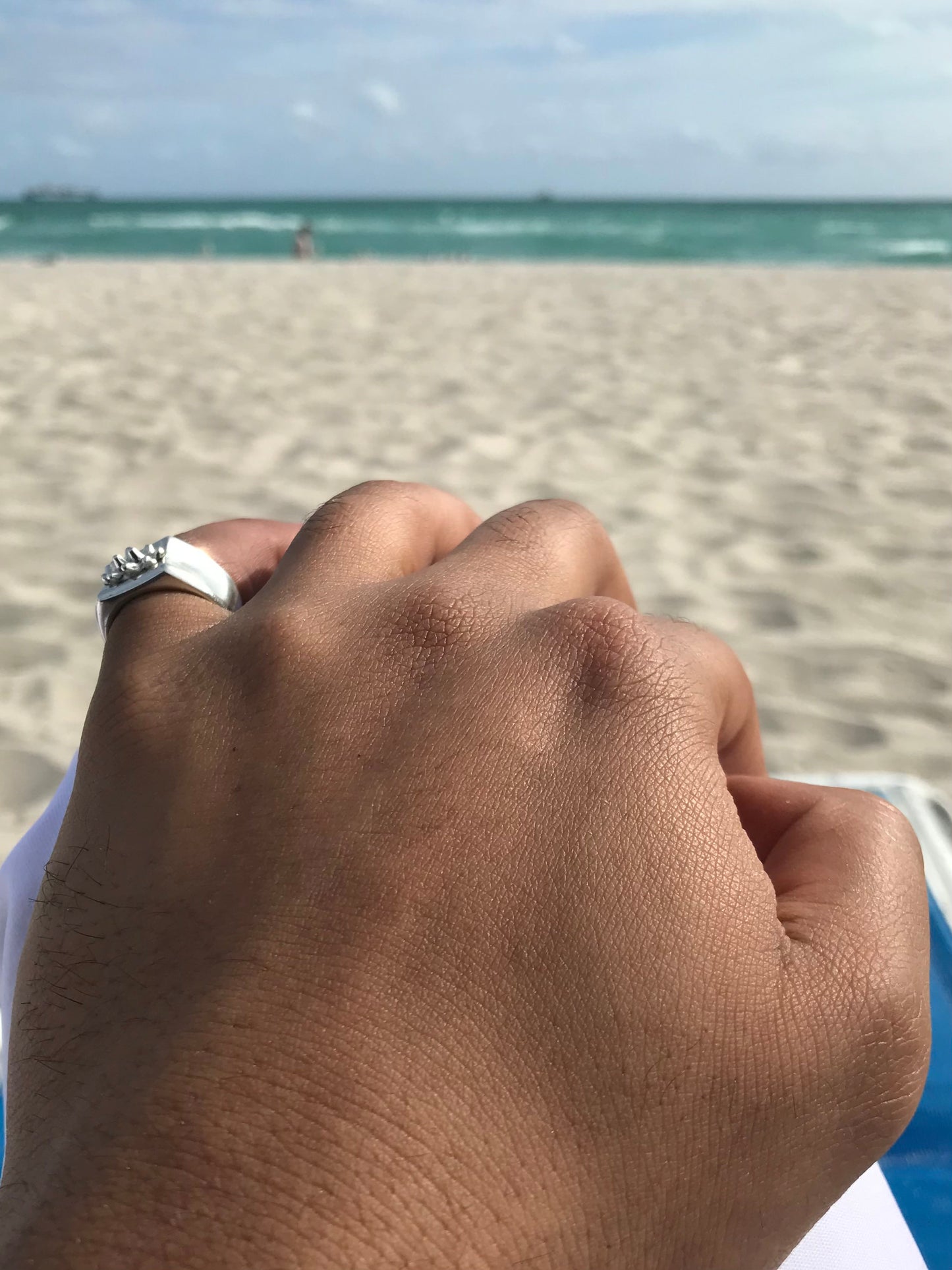 Ferrofluid Signet Ring