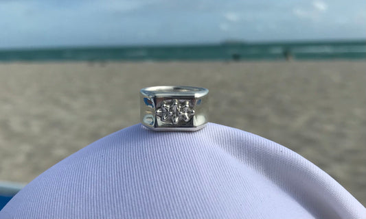 Ferrofluid Signet Ring